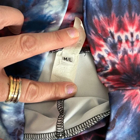 Free People Movement + Onzie High Waist Tie-Dye Shorts